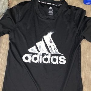 Boys Adidas Short Sleeve Graphic Tee